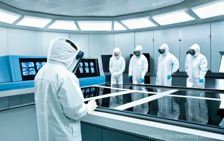 반도체 공정과 화학공학 - **Prompt:** "A panoramic shot illustrating the incredible journey of silicon from its natural source...